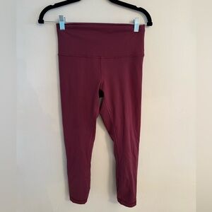 Lululemon Maroon Leggings
